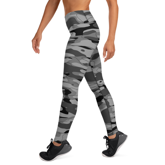TIDEWAY BLACK #A1 CAMOUFLAGE YOGA LEGGING