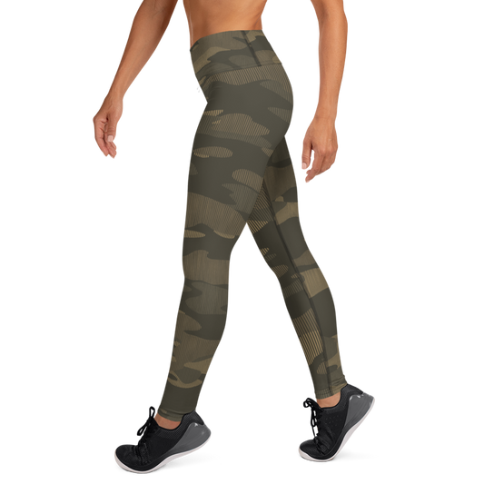 GULF WOODLAND #B1 CAMOUFLAGE YOGA LEGGING
