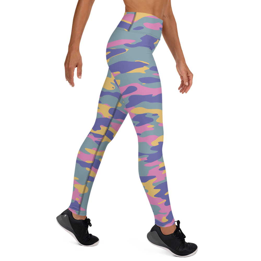 GULF VERY PERI #A4 CAMOUFLAGE YOGA LEGGING