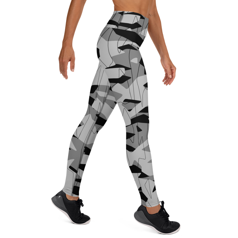 TIMBRE BLACK #A3 CAMOUFLAGE YOGA LEGGING