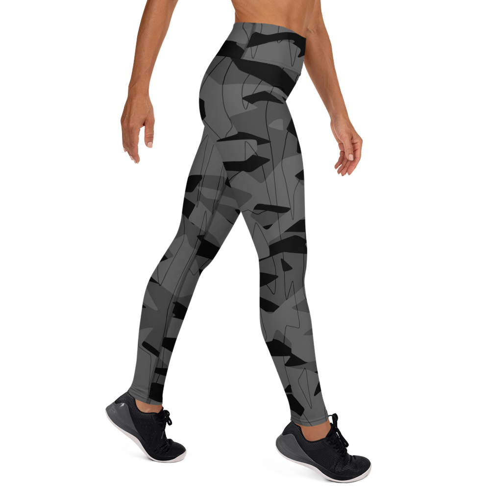 TIMBRE BLACK #A1 CAMOUFLAGE YOGA LEGGING