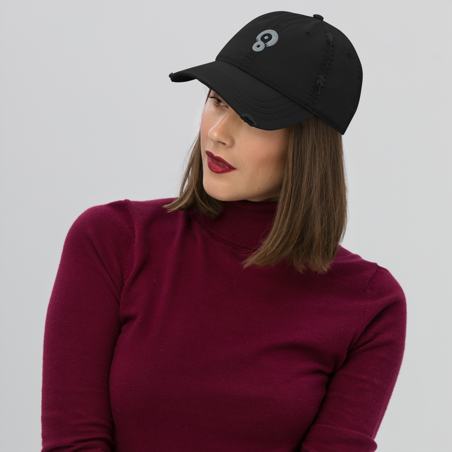 DISTRESSED SCARFHOLD CAP