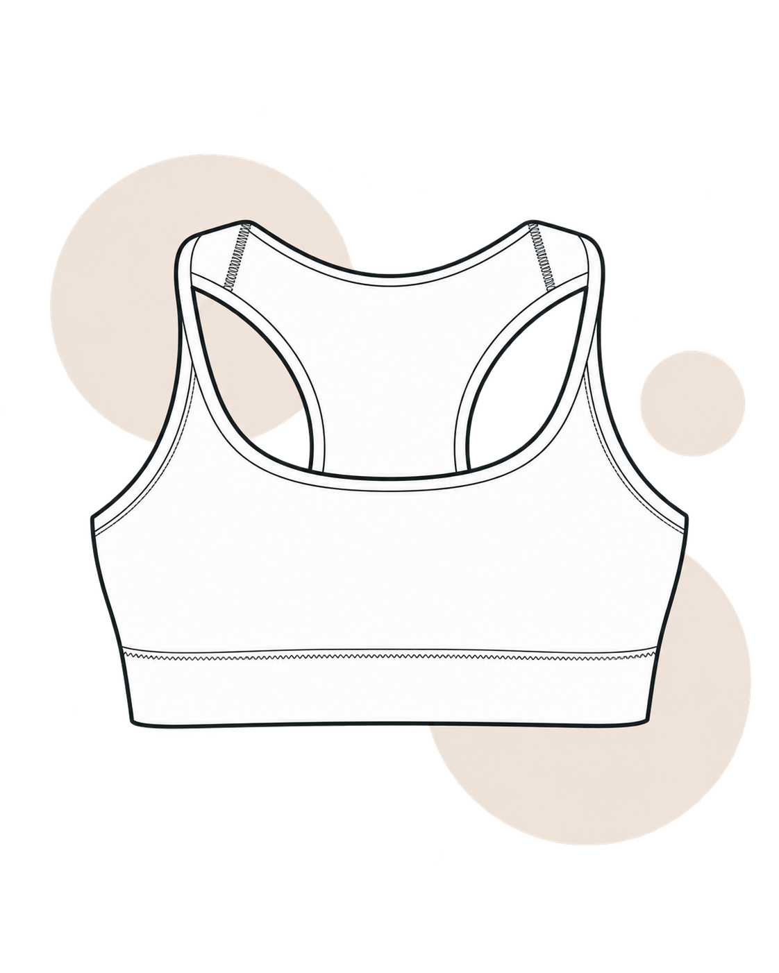 Baseline sports bras