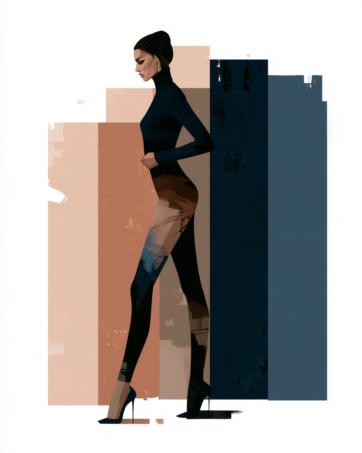 Dusk Transit five-colour palette swatch