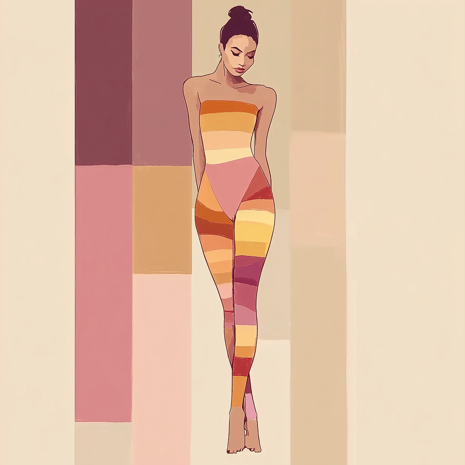 Peach Fuzz: Libations Palette