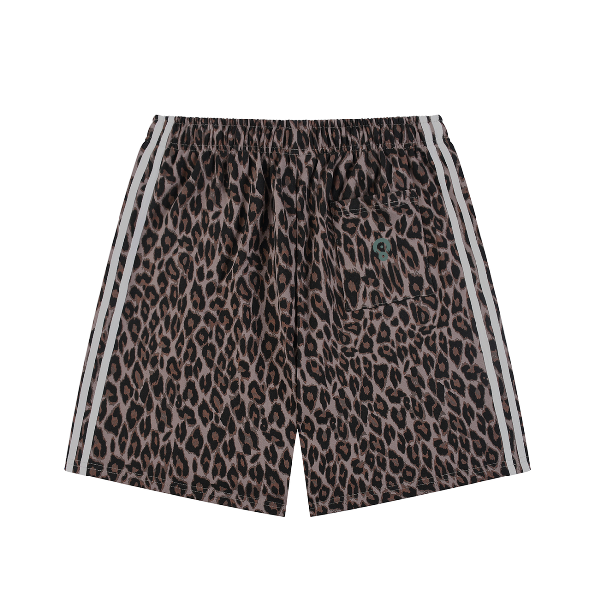 Camo Line — Heavyweight Leopard Drawstring Shorts