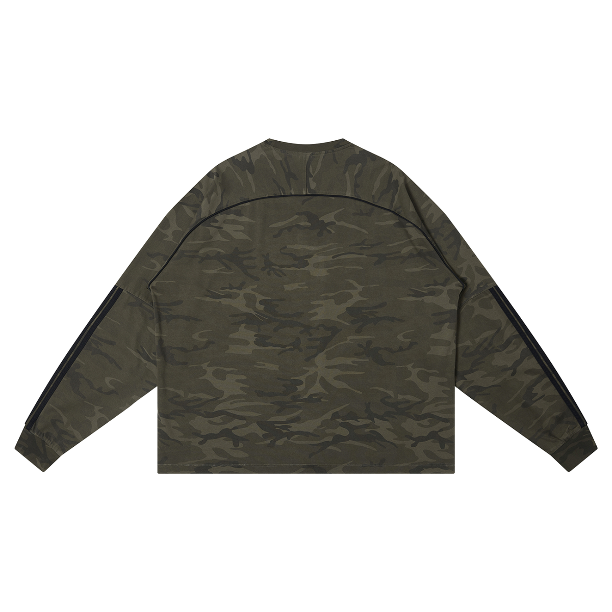 Camo Line — Camo-Piped Raglan Long-Sleeve T-Shirt