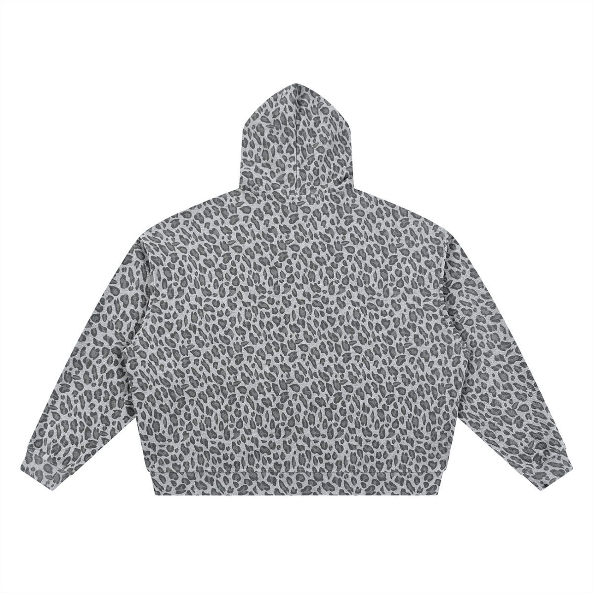 Camo Line — Leopard Waffle Full-Zip Hoodie
