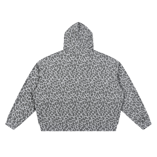 Camo Line — Leopard Waffle Full-Zip Hoodie