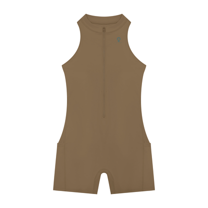 Women’s Quarter-Zip Yoga Romper