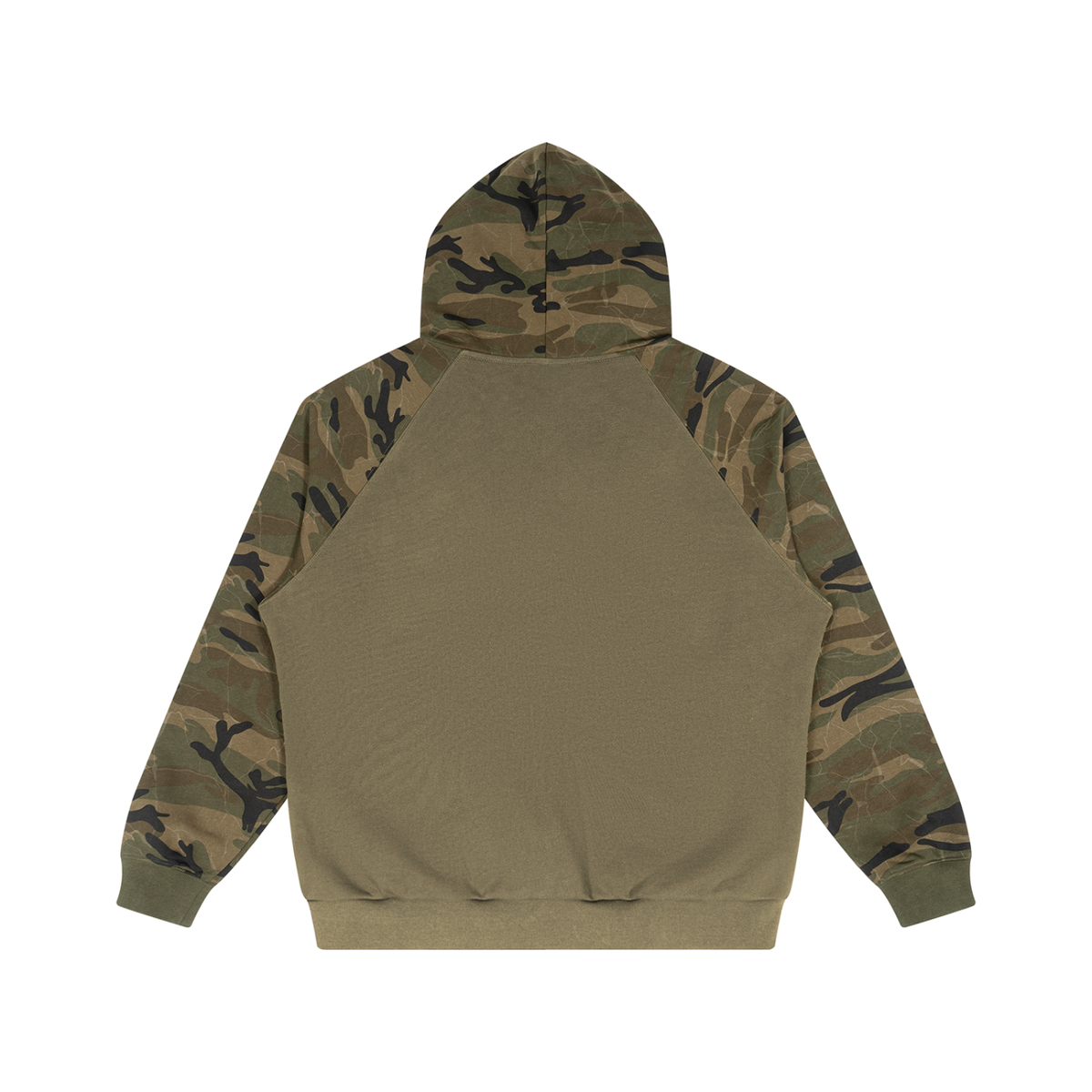 Camo Line — Camo-Splice Raglan Zip Hoodie