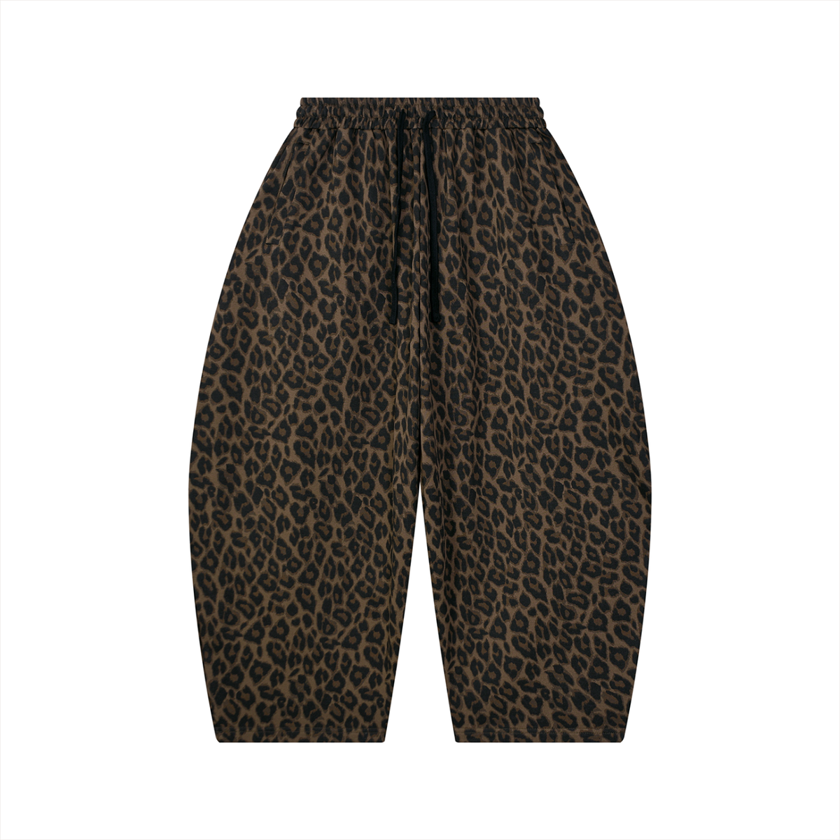 Camo Line — Leopard Barrel-Leg Sweatpants