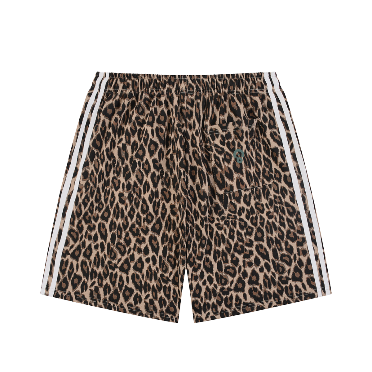 Camo Line — Heavyweight Leopard Drawstring Shorts