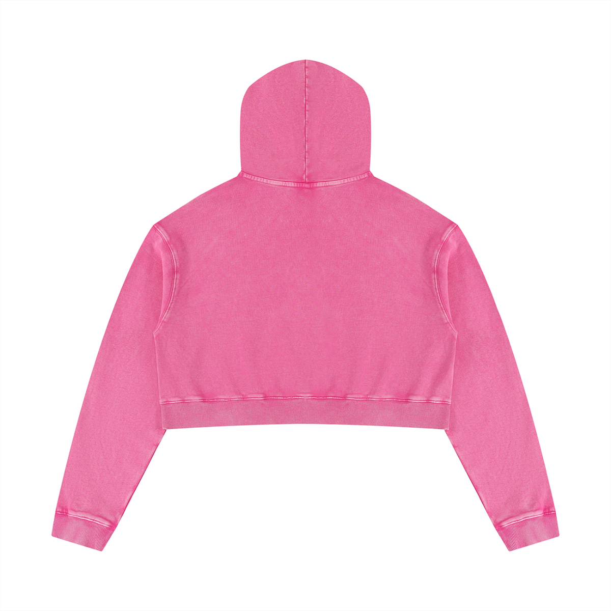 Women’s Mineral-Wash Cropped Hoodie