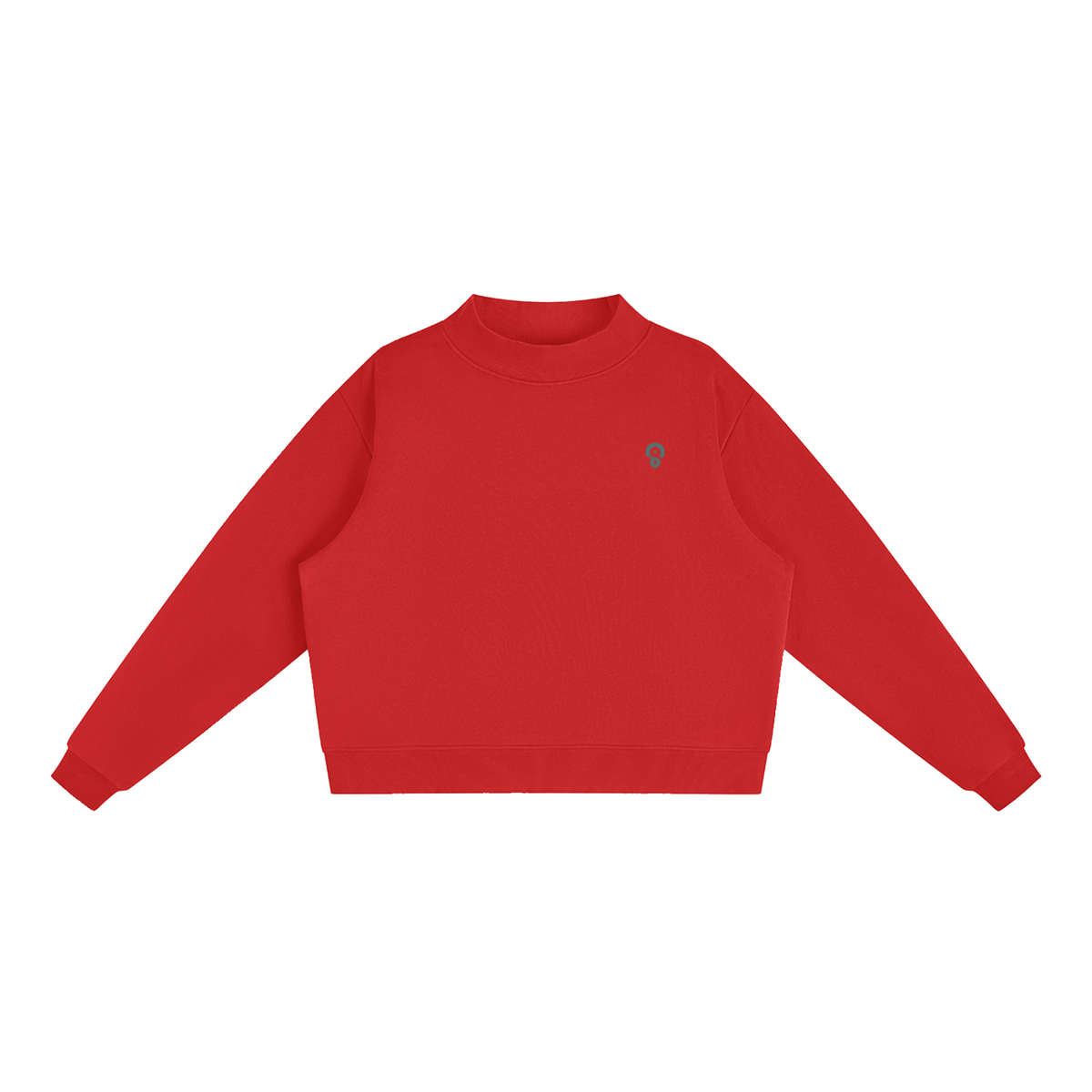 Women’s Essential Fleece Mock-Neck Sweatshirt