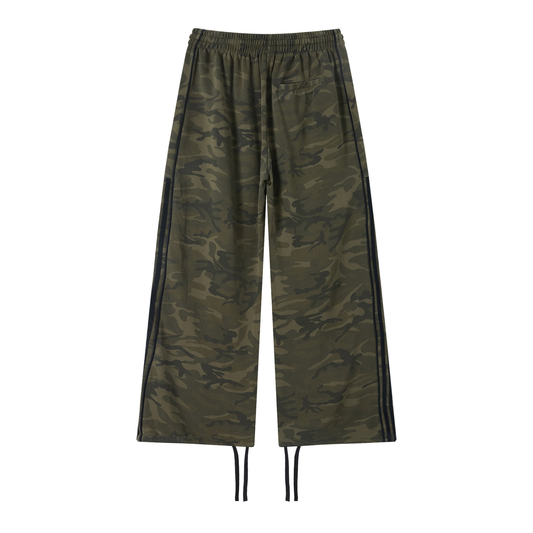 Camo Line — Camo-Piped Wide-Leg Sweatpants