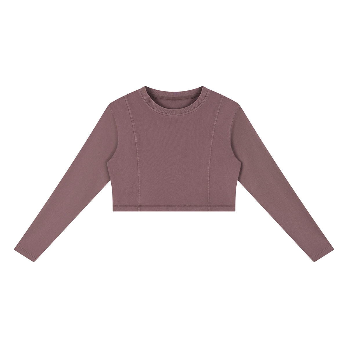 Contour Line | Women’s Mineral-Wash Cropped Sweatshirt