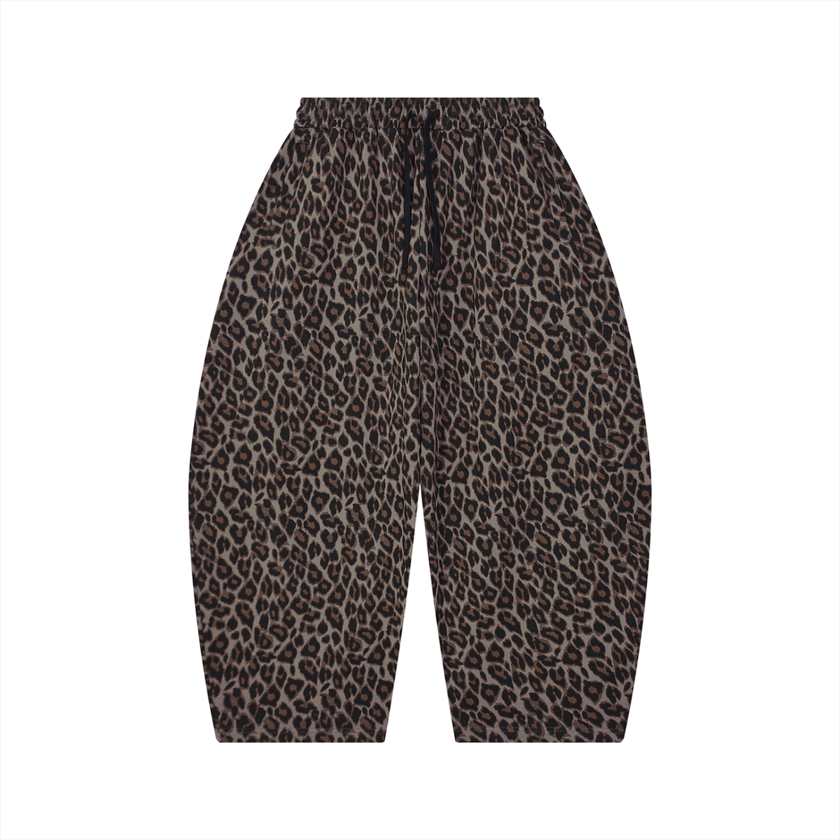 Camo Line — Leopard Barrel-Leg Sweatpants