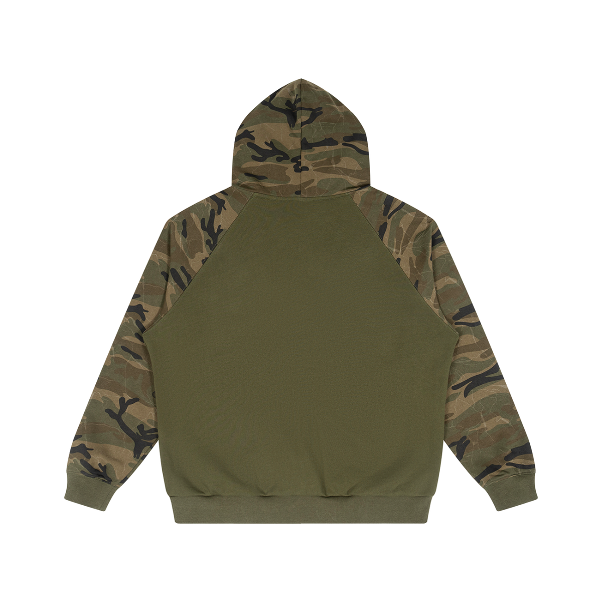 Camo Line — Camo-Splice Raglan Zip Hoodie