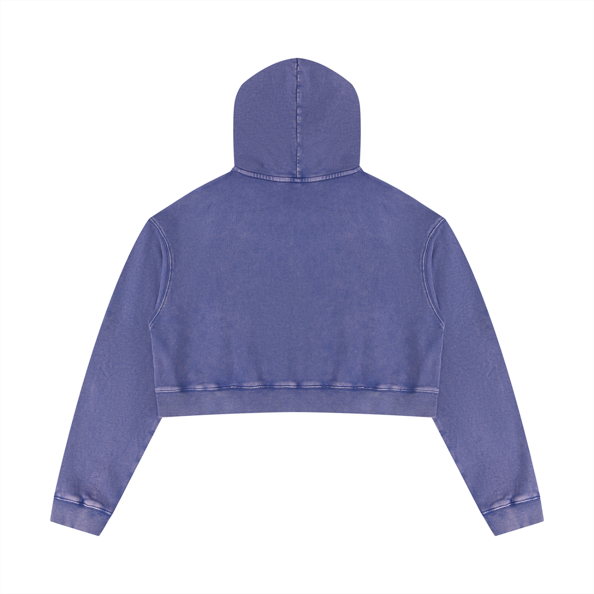 Women’s Mineral-Wash Cropped Hoodie