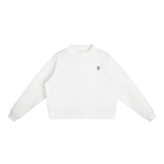 Women’s Essential Fleece Mock-Neck Sweatshirt