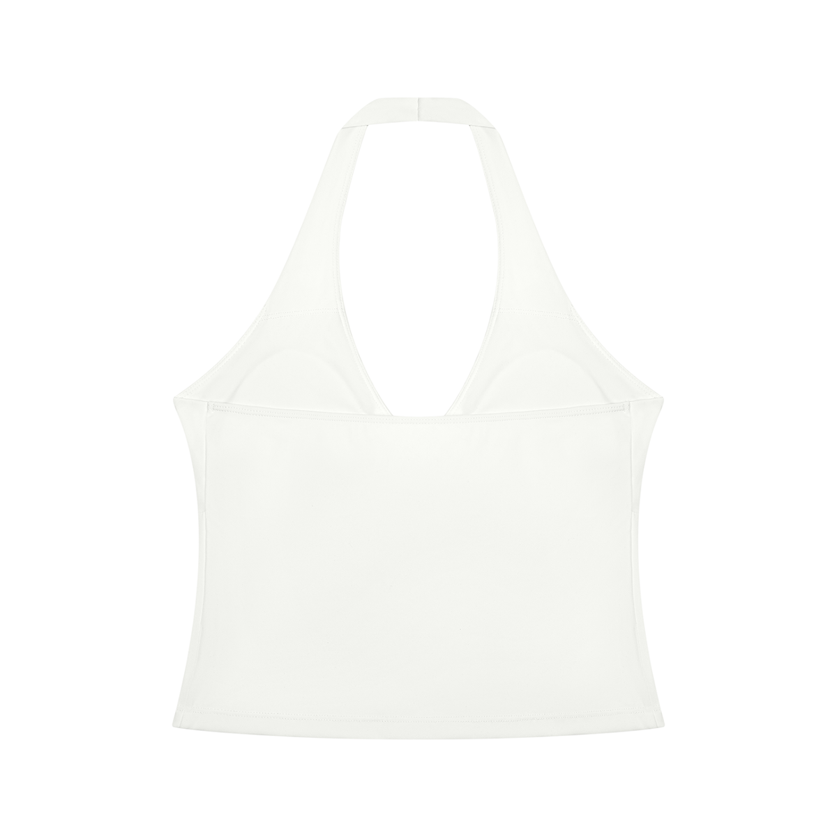 Women’s Ruched Halter Crop Tank Top