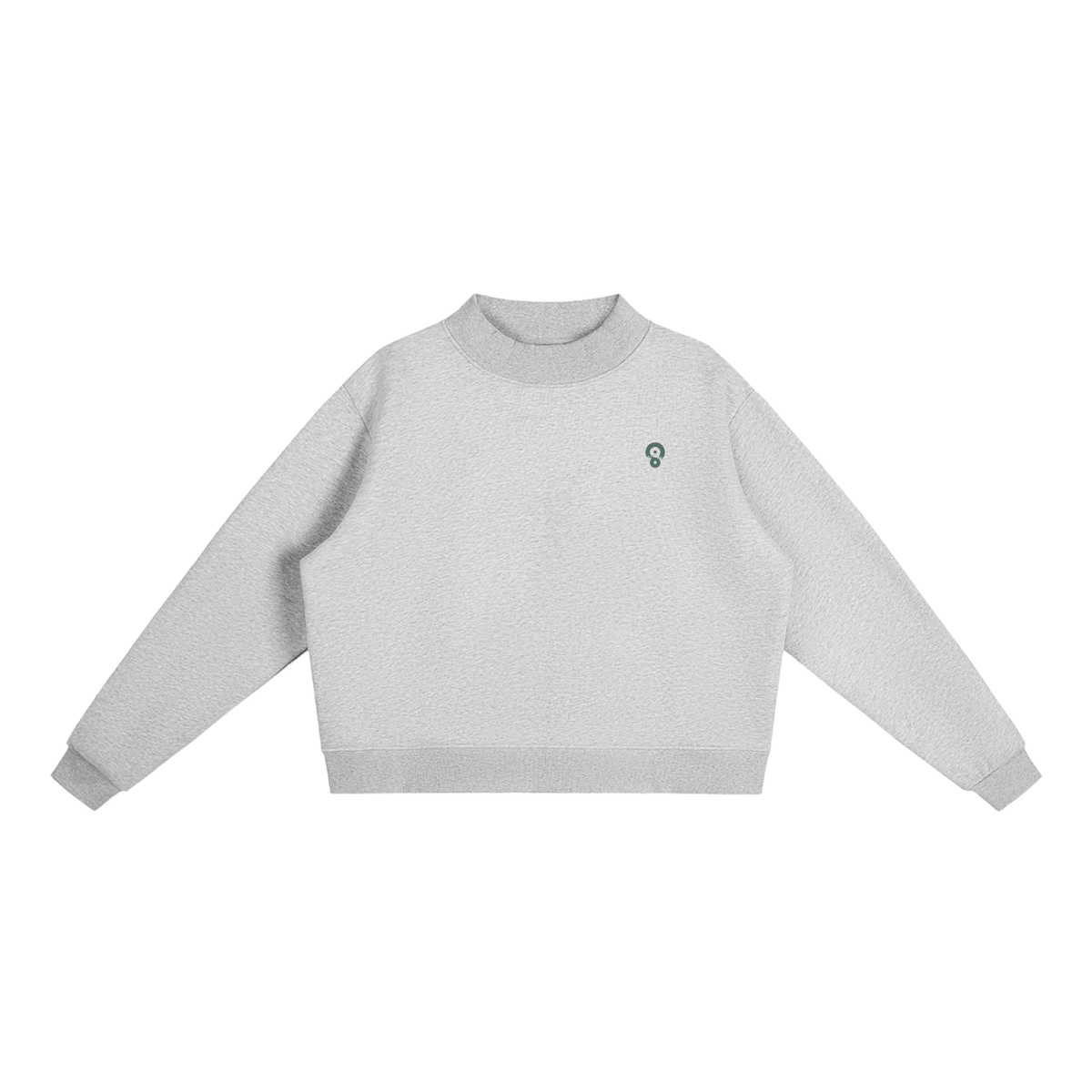 Women’s Essential Fleece Mock-Neck Sweatshirt
