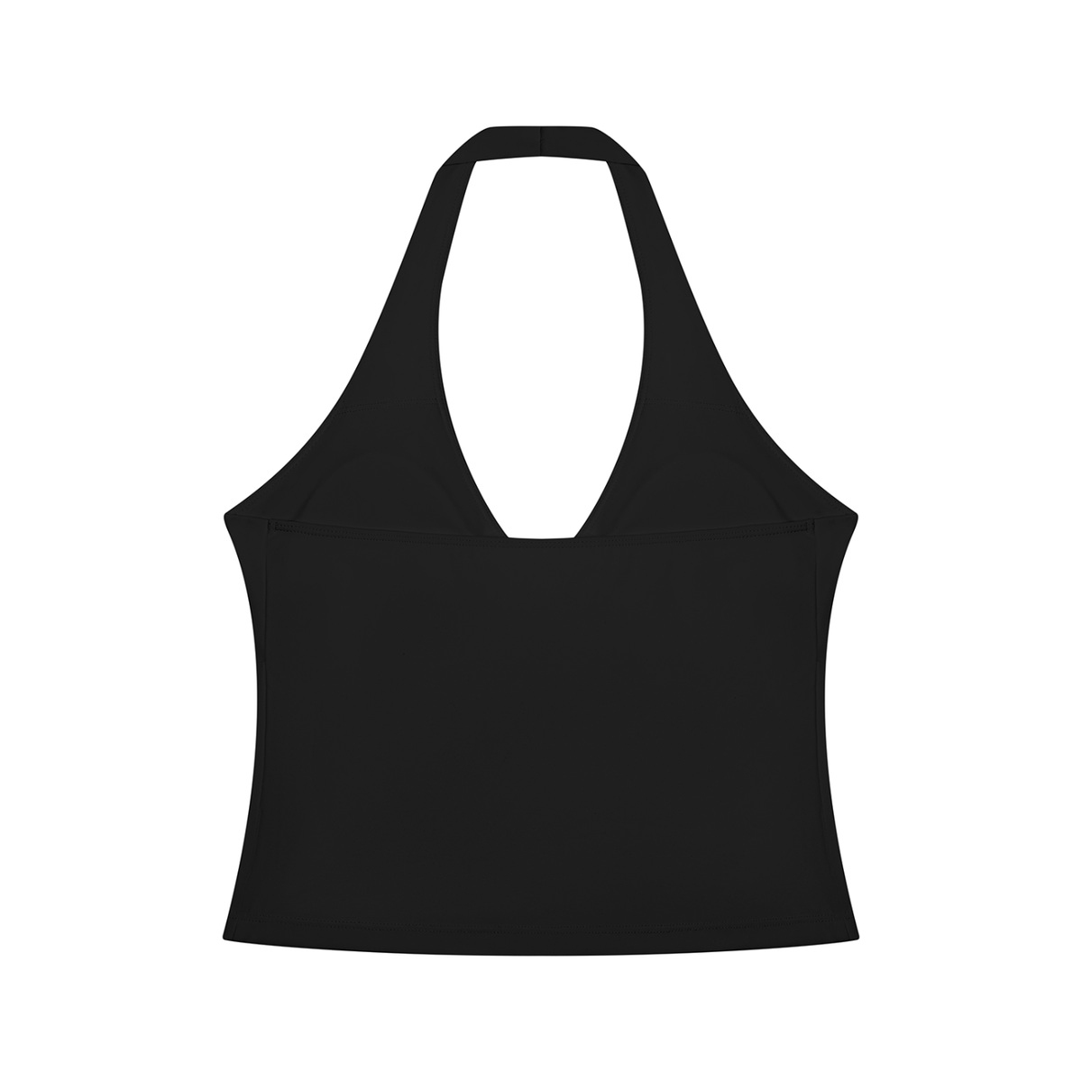 Women’s Ruched Halter Crop Tank Top