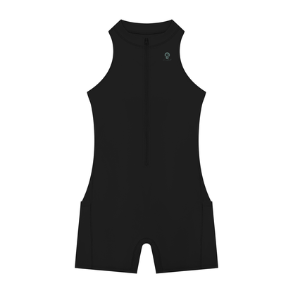 Women’s Quarter-Zip Yoga Romper