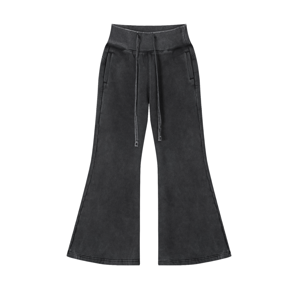 Women’s Vintage-Wash Flared Fleece Pants