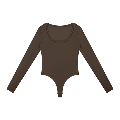 Women's Tight Long Sleeve Yoga Bodysuit