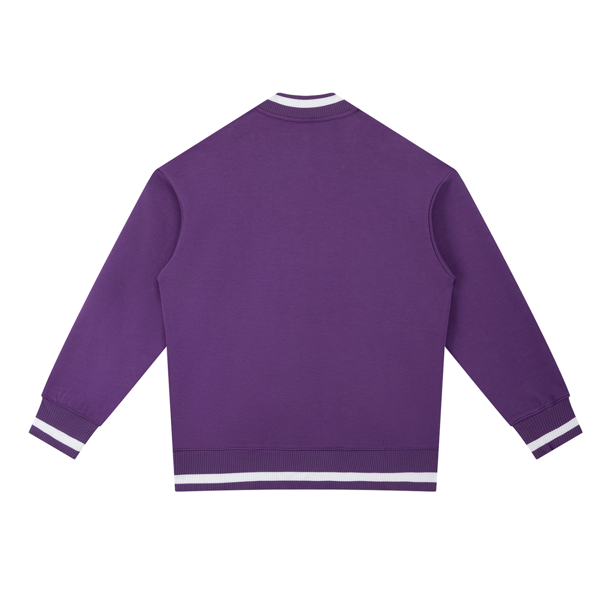 Contrast-Piping Zip Bomber Jacket