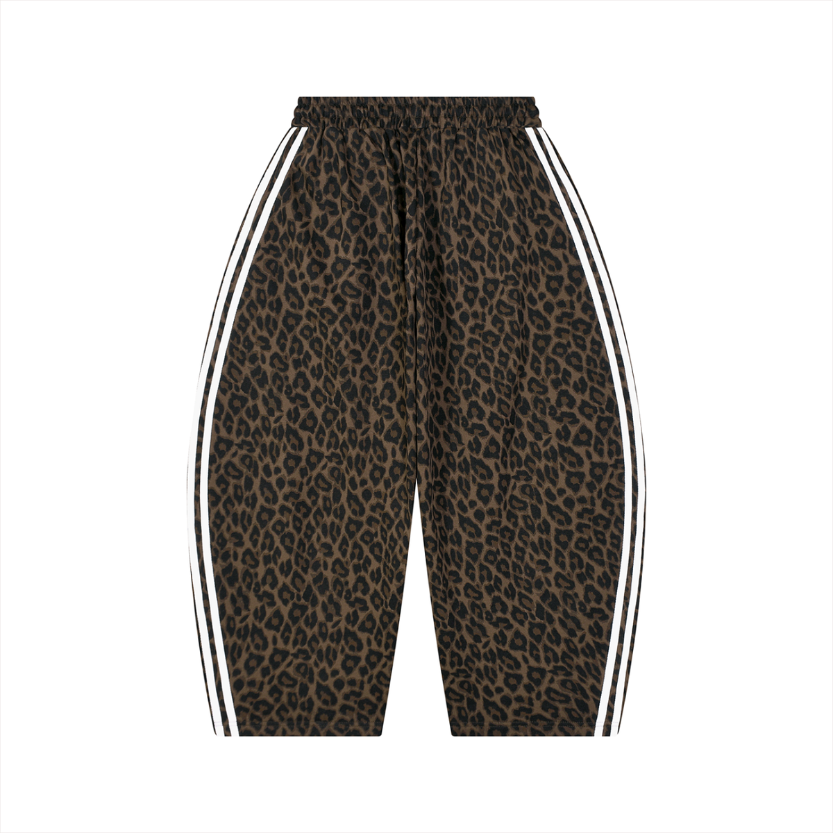 Camo Line — Leopard Barrel-Leg Sweatpants