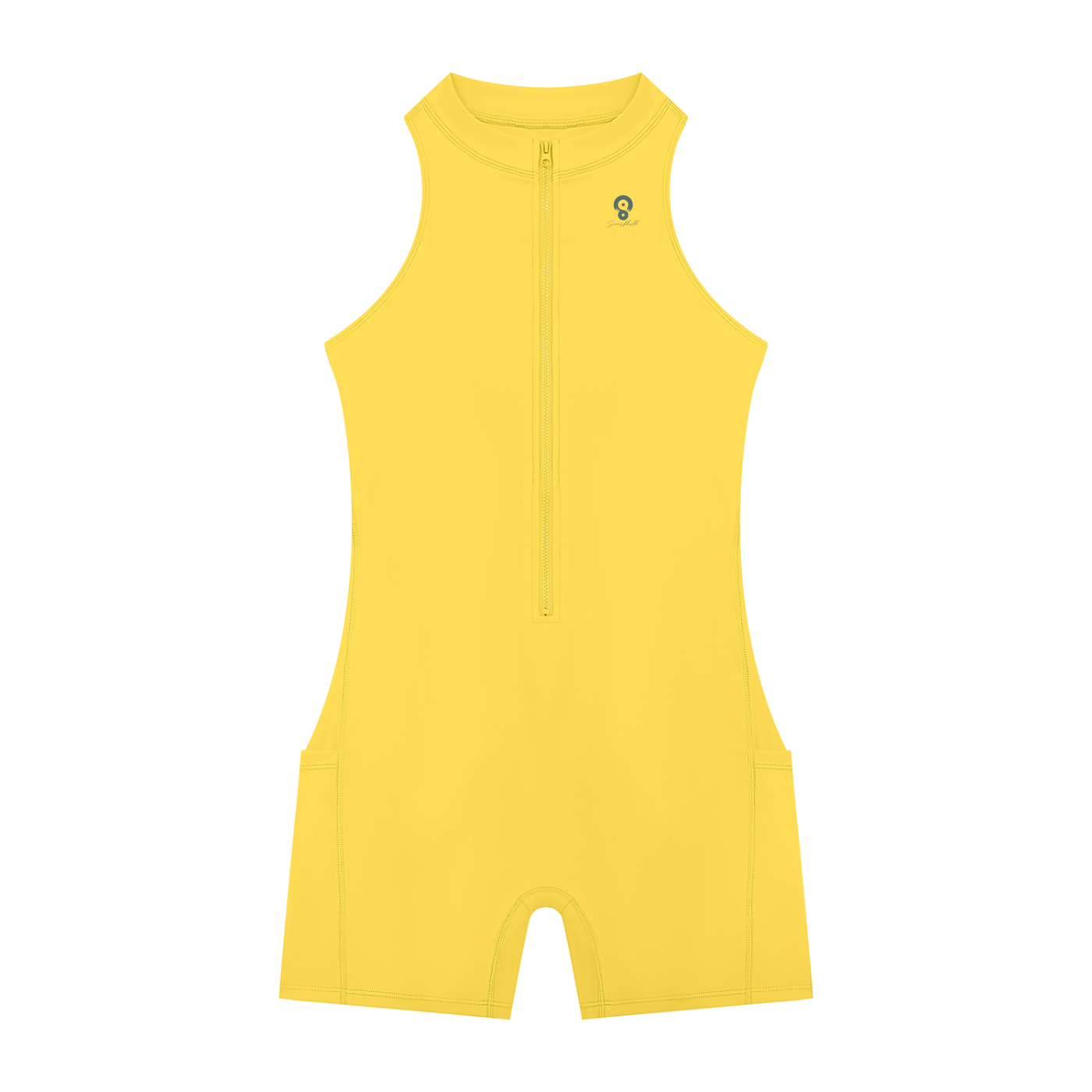 Women’s Quarter-Zip Yoga Romper