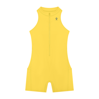 Women’s Quarter-Zip Yoga Romper