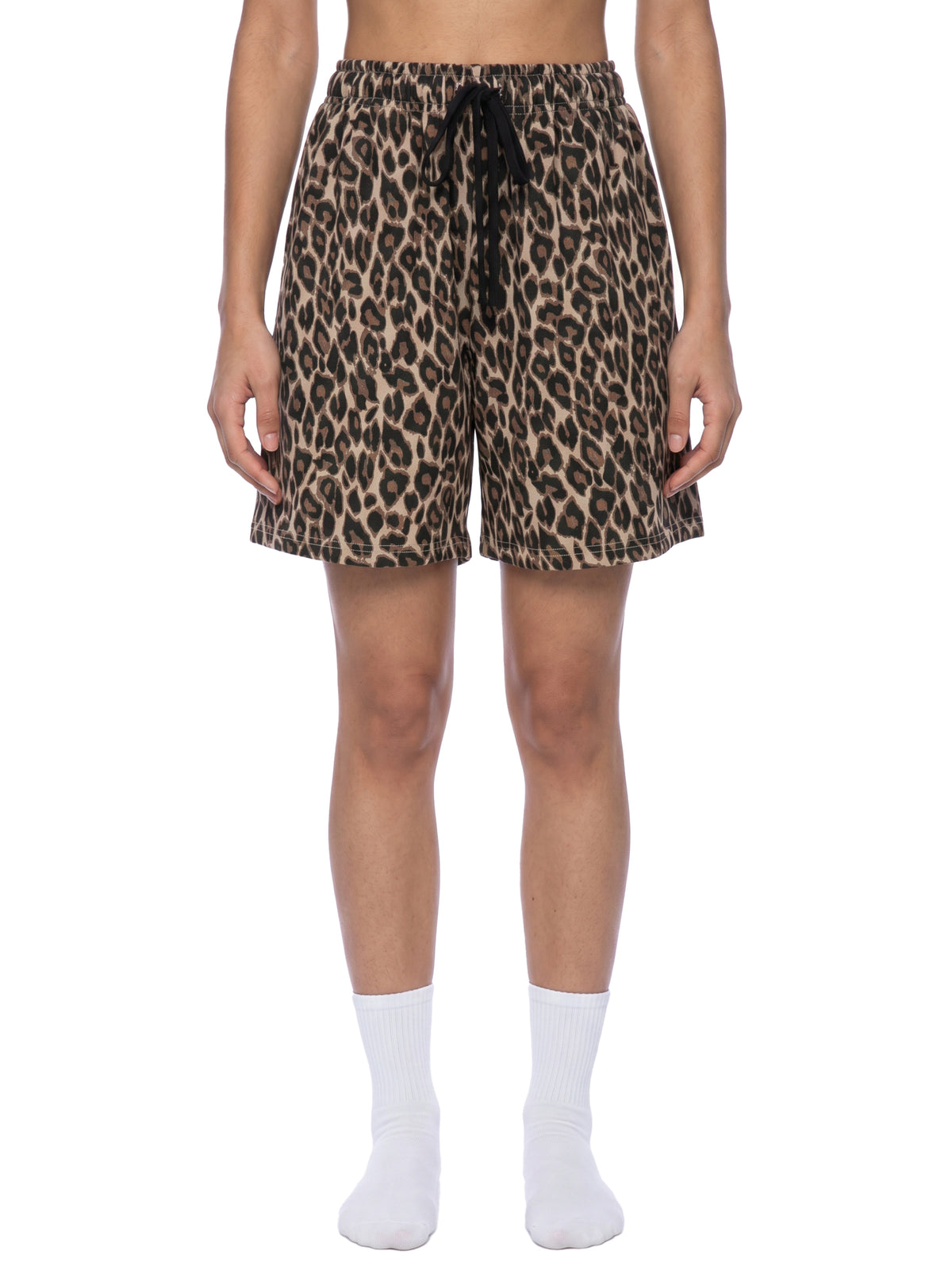 Camo Line — Heavyweight Leopard Drawstring Shorts