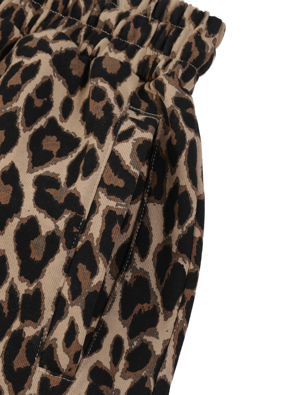 Camo Line — Leopard Barrel-Leg Sweatpants
