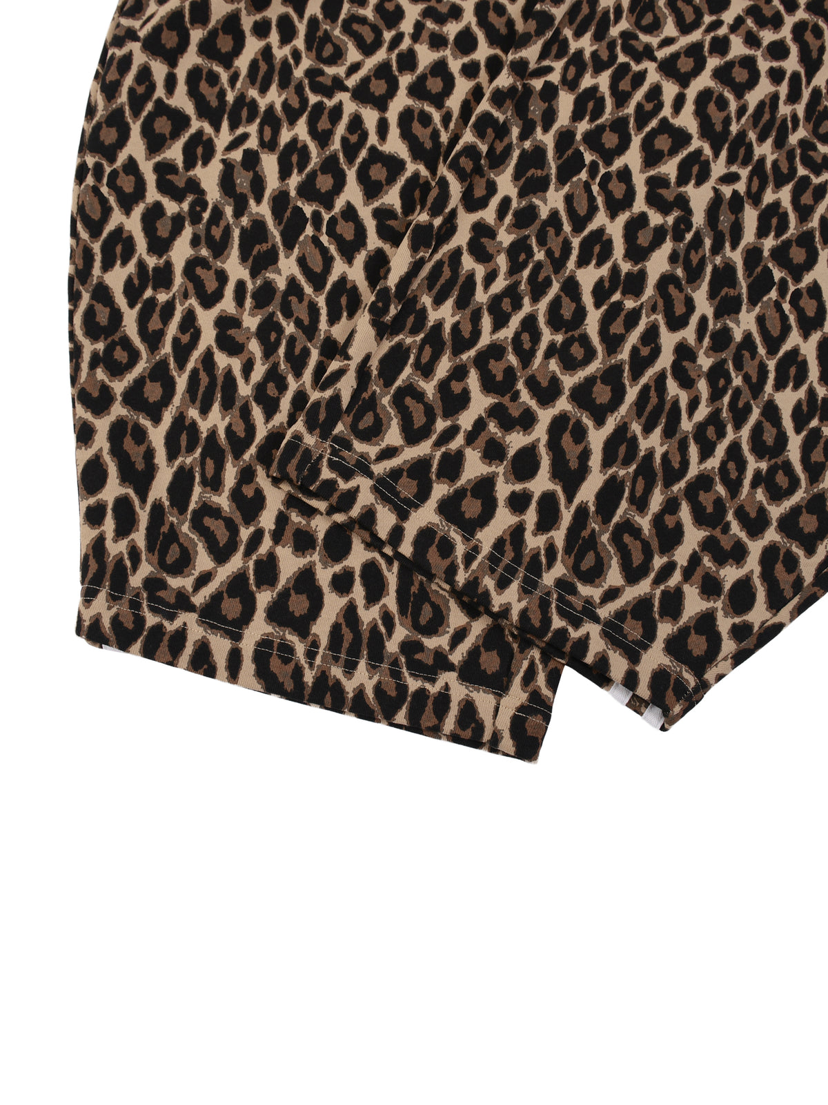 Camo Line — Leopard Barrel-Leg Sweatpants