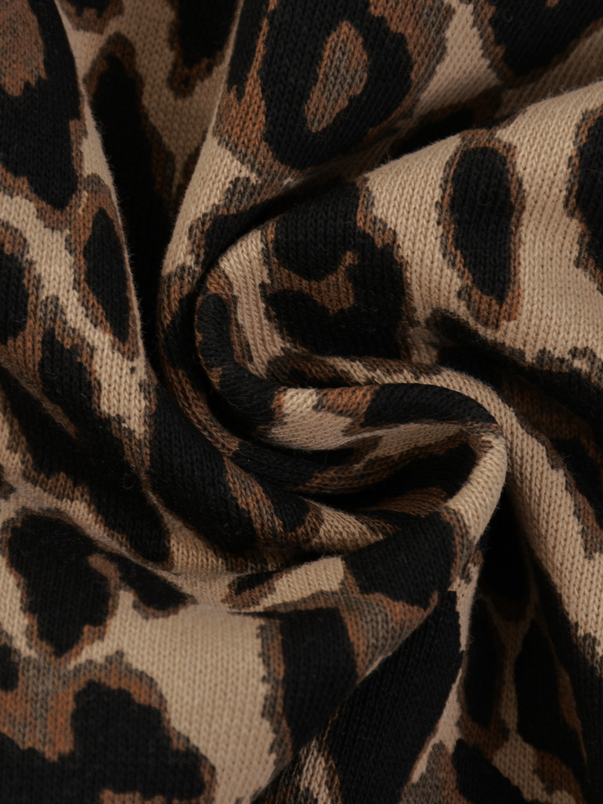 Camo Line — Leopard Barrel-Leg Sweatpants