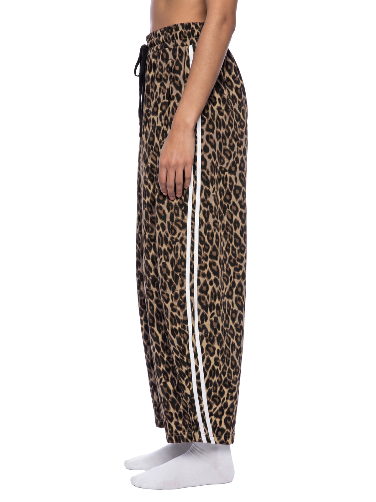 Camo Line — Leopard Barrel-Leg Sweatpants