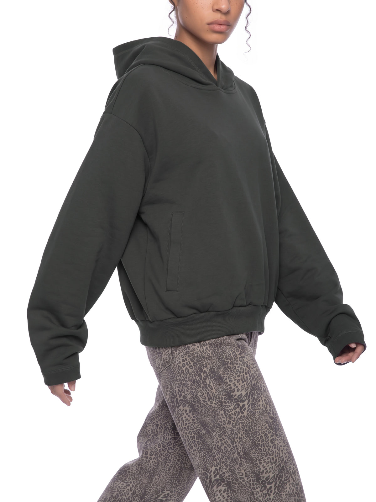 Oversized Drop-Shoulder Hoodie