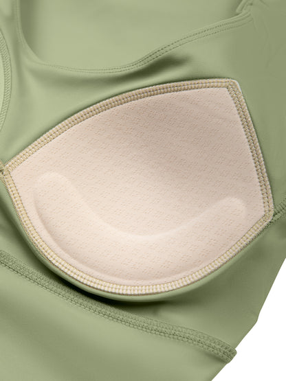 Women's Panelled Crop Yoga T-Shirt