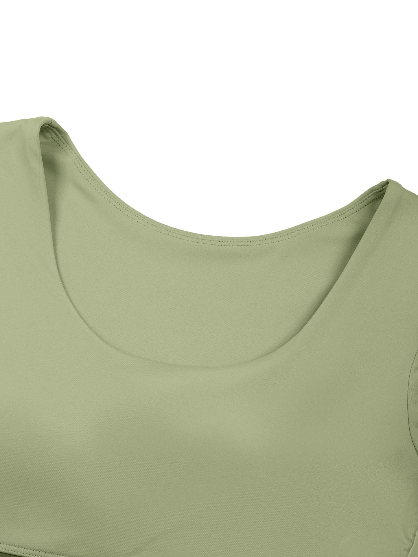 Women's Panelled Crop Yoga T-Shirt