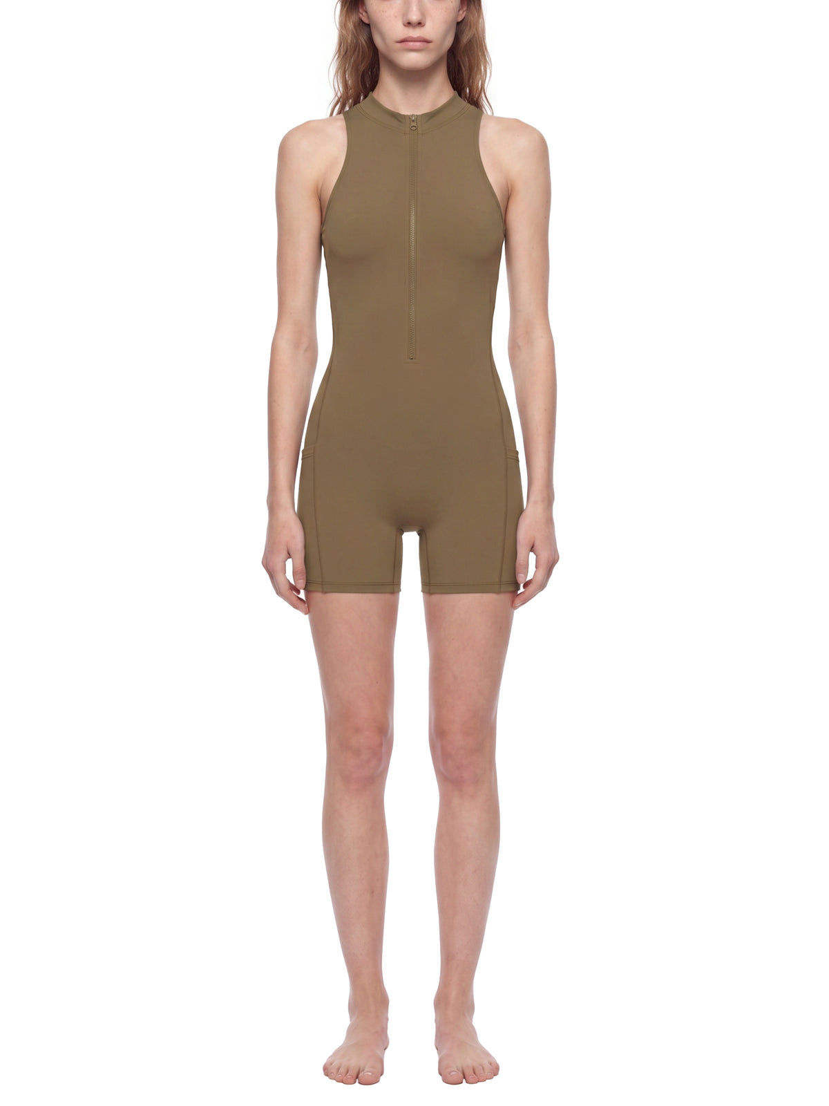 Women’s Quarter-Zip Yoga Romper