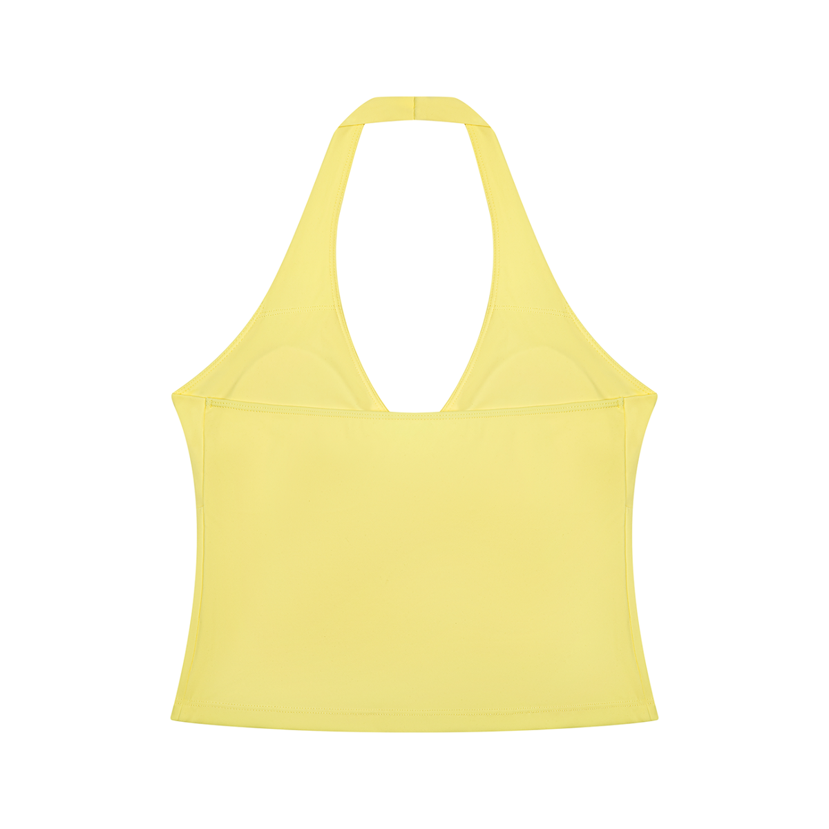 Women’s Ruched Halter Crop Tank Top