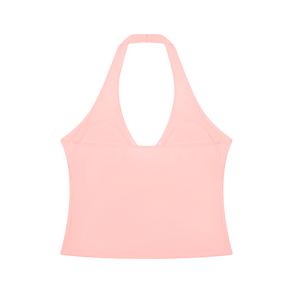 Women’s Ruched Halter Crop Tank Top