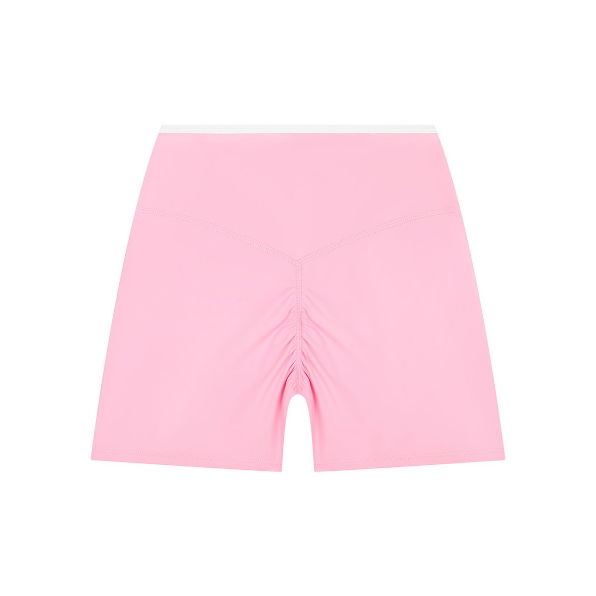 Women’s Colour-Block High-Rise Yoga Shorts