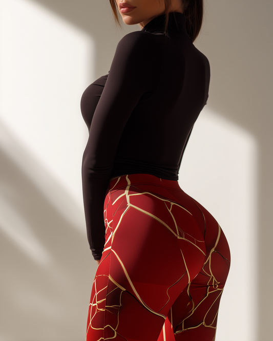KINTSUGI RED #A1 COMFORT LEGGING