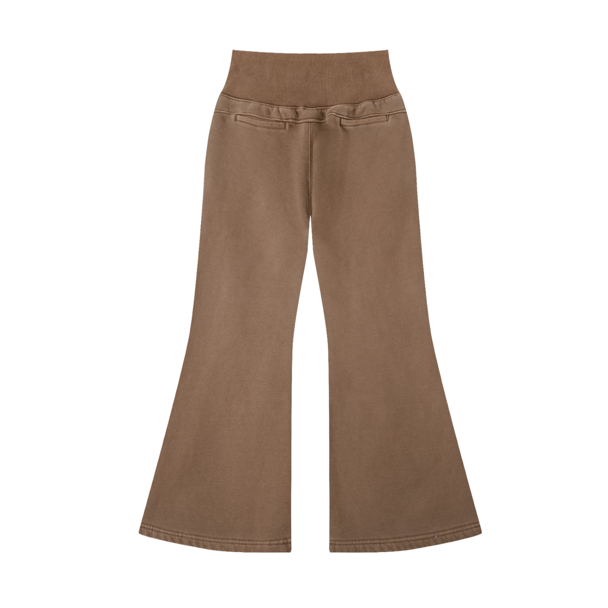 Women’s Vintage-Wash Flared Fleece Pants