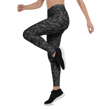 Corvid Black Mid-Rise Comfort Legging, left side view